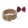 thumbnail image 2 of Brown Jute Napkin Ring - Set of 6, 2 of 4