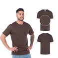 thumbnail image 3 of Playera Peso Completo para Caballero, Color Chocolate, Tamaño Chico Yazbek C0300, 3 of 3