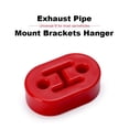 thumbnail image 2 of PTNHZ RACING Universal 4PCS Escape de poliuretano/Silenciador Goma Suspensión corta Soporte aislante Soporte de buje 10 mm Rojo, 2 of 5