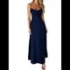 thumbnail image 2 of Vestidos Bohemios Fluidos con Aberturas y Cordones para Mujer, Vestido de Verano Informal de Corte A para Salir Azul Oscuro L, 2 of 6
