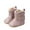 C40/Pink, variant on XIYON Baby Boys Girls Boots Leather Boots Cowboy Bootie Soft Sole Nonslip Crib Shoes For Baby Toddler Girls Boys 6-9 Months