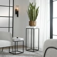 thumbnail image 7 of Uttermost Gambia Modern Marble and Steel Plant Stand in Aged Black, 7 of 7