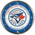 thumbnail image 1 of Toronto Blue Jays Horloge Murale Ronde en Chrome, 1 of 2