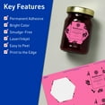 thumbnail image 3 of Avery Printable Hexagon Labels, Bright Pink, 2-1/2" x 2-57/64", 60ct, 3 of 11