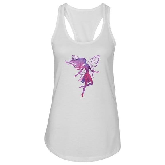 Beautiful Fairy Silhouette Tank Women -Image by Shutterstock, Female x-Large