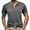 Dark Gray, variant on IYTR Shirts for Men Short Sleeve T Shirt Crewneck Casual Pullover Buttons T Shirt Blouse Solid Color Comfy Summer Fashion T Shirt Black XL