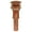 Copper, variant on Decorative Pop-up Mushroom Drain with Overflow - Polished Chrome
