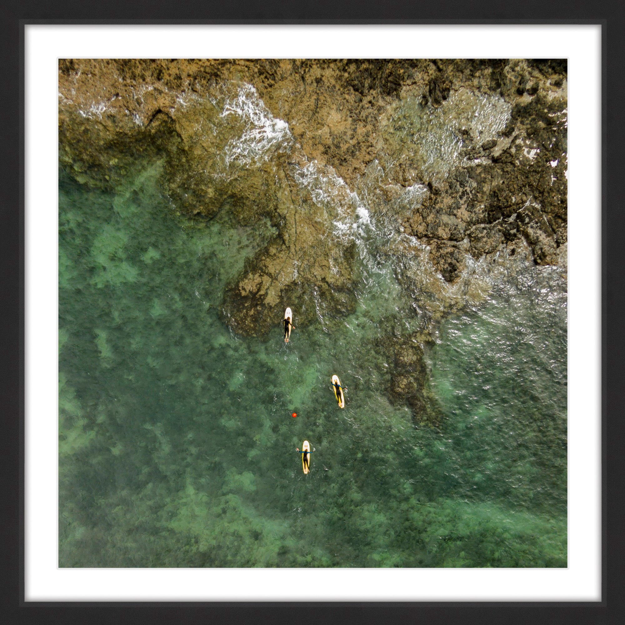marmont hill 'three kayaks' framed print