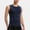 Navy, variant on SSAAVKUY Savings Men Sleeveless Workout Tank Tops Slim Fit Crewneck Solid Basic Shirt Summer Casual Gym Athletic Sport Muscle Vest Tee Army Green L