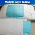 thumbnail image 3 of 2pc Cooling Chill Pillow Pad Insert with Durable Non-Leaking Gel - Portable Personal Instant Cooling Device for Night Sweats and Hot Flashes Relief, Menopause - Sleep Solution As Seen on TV, 3 of 6