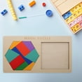 thumbnail image 4 of Minkissy Montessori Shape Puzzle For Intellectual Growth Early Learning 1 Set, 4 of 6