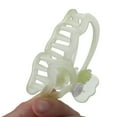 thumbnail image 3 of Unique Bargains Women Fashion Butterfly Rose Hair Clip Hairdo Clips Matte 1 Pc Light Green, 3 of 5