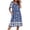 White Boho, variant on Ekouaer Women's House Dress Pleated Nightgown with Short Sleeves & Pockets
