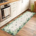 thumbnail image 3 of Eucalyptus Kitchen Runner Rug 2x6 Washable Runners for Hallway Non Slip Farmhouse Flower Plant Sage Green Country Large Area Rug Indoor Floor Carpet for Bathroom Laundry Entryway Bedroom Living Room, 3 of 8