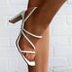 thumbnail image 1 of Sandalias de moda de tacón alto para mujer con punta cuadrada y fiesta informal de verano Wmkox8yii  shjk3532, 1 of 3