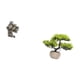 thumbnail image 5 of Figuras de búho,Figuras de búho,animales artificiales,artesanías,decoración del hogar,Árbol bonsái artificial,Árbol bonsái artificial para decoración de escritorio de interior y, 5 of 8