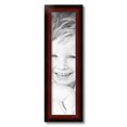 thumbnail image 1 of ArtToFrames 6x24" Matte mahogany Diploma Picture Frame, Brown Wood Poster Frame, with Regular Acrylic and 2 (FBPL-5108), 1 of 6