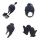 thumbnail image 3 of Male 2 unids/set Otoño Invierno niños gorro de lana guantes conjunto niños bebé gorros y guantes calientes, 3 of 5