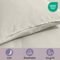thumbnail image 5 of LammaLoe Queen Comforter Set, 7 Piece Bed in a Bag, Ultra Soft Bedding Comforter Set with Sheets, All Season Bed Set, Oatmeal, 5 of 6