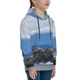 thumbnail image 3 of Disketp Lighthouse On The Waters Youth Hoodie Sweatshirt for Boys Girls Kids Pullover Hooded Classic Casual Essentials Hoodie-X-Large, 3 of 6