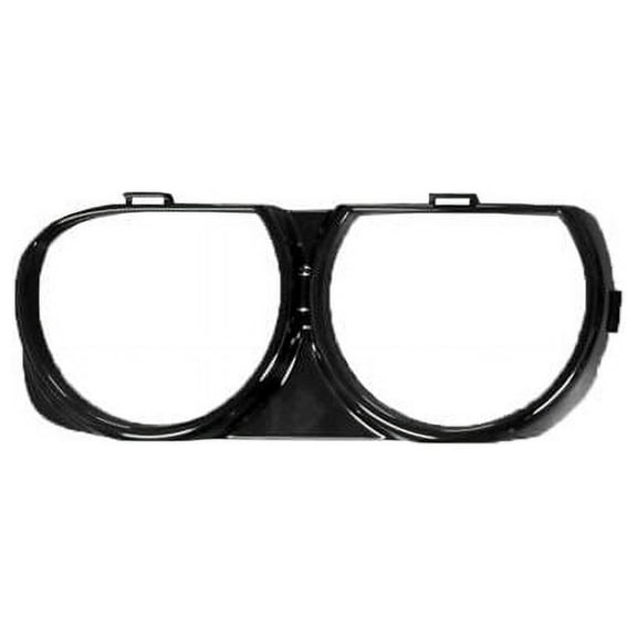 Right Passenger Side Headlight Bezel - Compatible with 2015 - 2022 Dodge Challenger 2016 2017 2018 2019 2020 2021