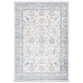 thumbnail image 2 of SAFAVIEH Bayside Aline Oriental Polyester Machine Washable Area Rug, Beige/Blue, 5'3" x 7'6", 2 of 13