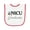 White and Red, variant on Inktastic Newborn Nicu Graduate Boy Baby Terry Cloth Bib