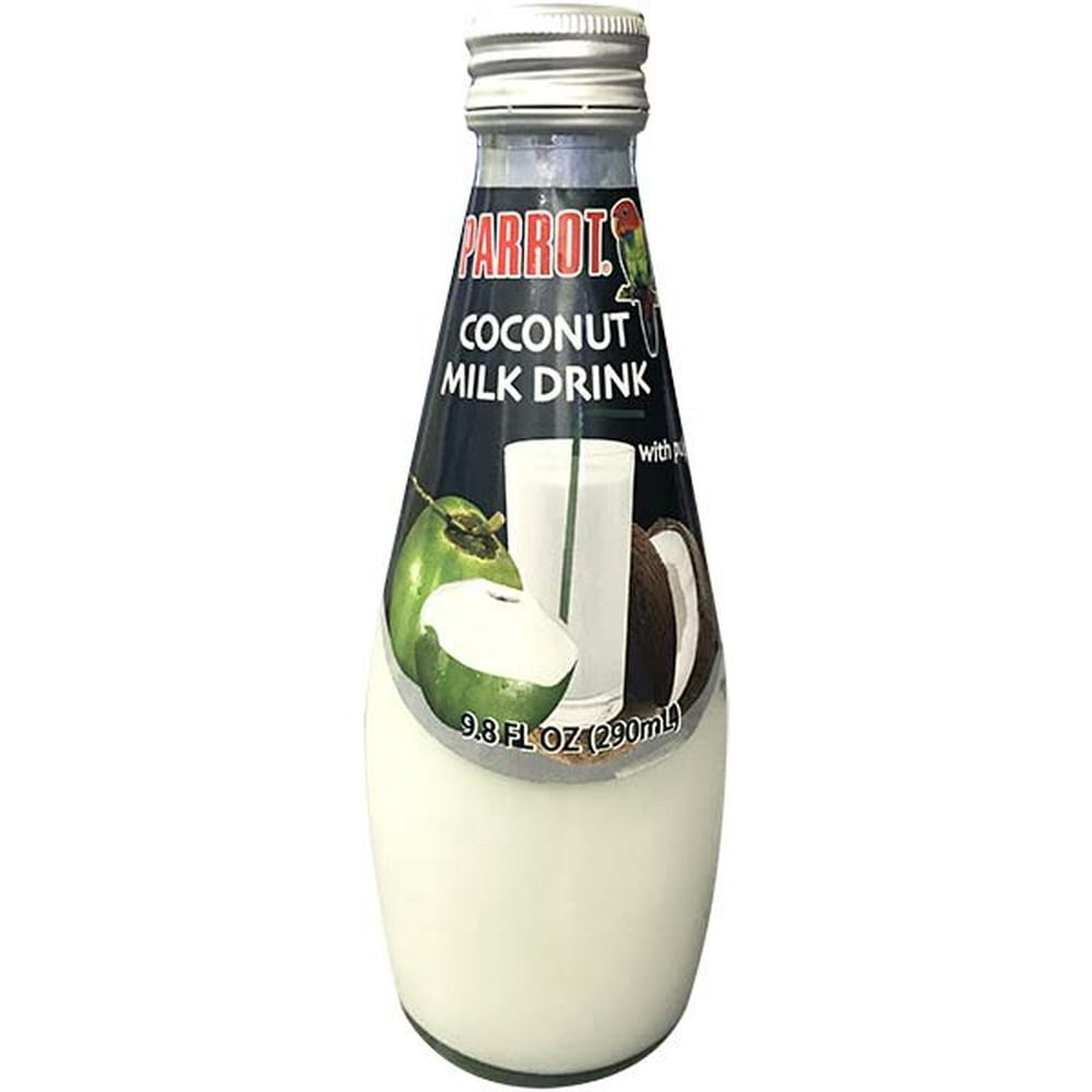 Parrot Coconut Milk Drink, with Pulp, 9.8 Fl Oz, 24 Ct
