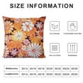 thumbnail image 5 of Creowell  Colorful Groovy Flowers Cushion&nbsp;Covers  Hippie Retro Aesthetic Floral Throw&nbsp;Pillow&nbsp;Covers for Girls Teen Women Trippy Vintage Hippy Botanical Cushion Cases Abstract Funky, 5 of 5