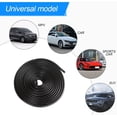 thumbnail image 5 of Protector de borde de puerta de coche, (negro) Protector de sello de goma universal de 16 pies Protector de borde de puerta de coche en forma de U para la mayoría de los coches, protectores de borde de barco de aluminio brillar Electrónica, 5 of 5