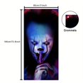 thumbnail image 3 of 1pc, Clown Halloween Banner Decoration Supplies Trick Or Treat Horror Killer Creepy Scary Terror Backdrop Background Decor For Birthday Party Photo Props Favor Flag, 3 of 4