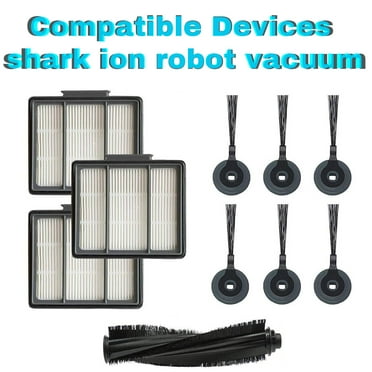 ( 6 Side Brushes,3 Hepa Filter,1Main Brush)Replacment Parts Compatible Shark ION Robot Vacuum RV700_N, RV720_N, RV750_N