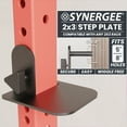 thumbnail image 2 of Synergee Step Plate for 2x3 Power and Squat Racks, Fits Racks with 5/8" Holes. Step-Up Plate for Reaching Pull-Up Bars, Chin-Ups, and Muscle-Ups., 2 of 6