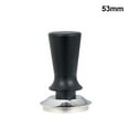 thumbnail image 3 of sanitation Coffee Tamper Pressure Press Calibrated Powder Hammer Flat Base Portafilter Kitchen Spring Leveler Home Office Black 53mm, 3 of 6