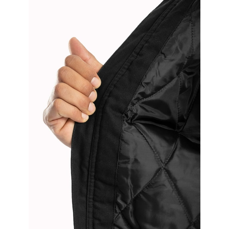 Wrangler Workwear Men's Quilted Lined Work Shirt Jacket with Wrangler Workwear Men's Quilted Lined Work Shirt Jacket with