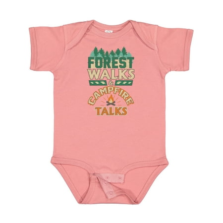 

Inktastic Camping Backpacking Hiking Campfire Talks Gift Baby Boy or Baby Girl Bodysuit