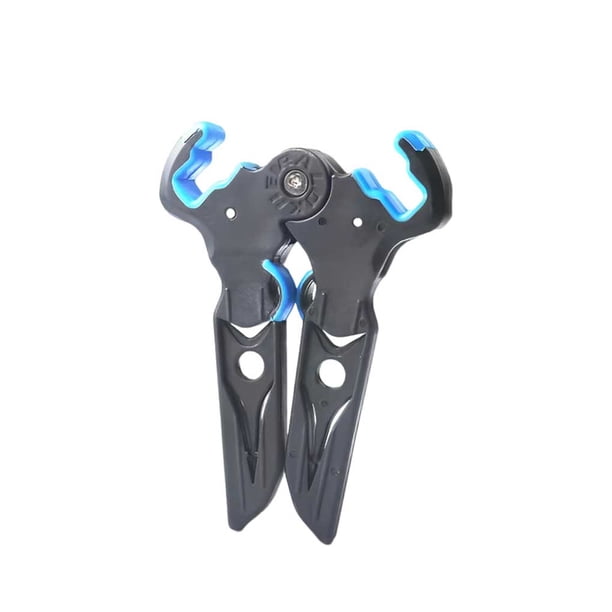 Eigraketly Soporte de tiro con compuesto, estante ajustable, accesorios de tiro con ligeros, resistente al agua, resistente al desgaste, tiro y tiro con Azul Corto