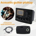 thumbnail image 5 of 4 Band EQ Equalizer -3 Acoustic Guitar Preamp with Digital Tuner Pickup, 5 of 9