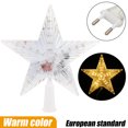 thumbnail image 3 of Adornos para árbol de Navidad, luz de estrella brillante, adorno para árbol de Navidad, lámpara de noche de hadas LED, decoración para fiesta en casa, Año Nuevo, bricolaje, 3 of 5