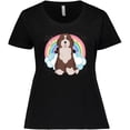 thumbnail image 3 of Inktastic Bernedoodle Dog Gifts Women's Plus Size T-Shirt, 3 of 5