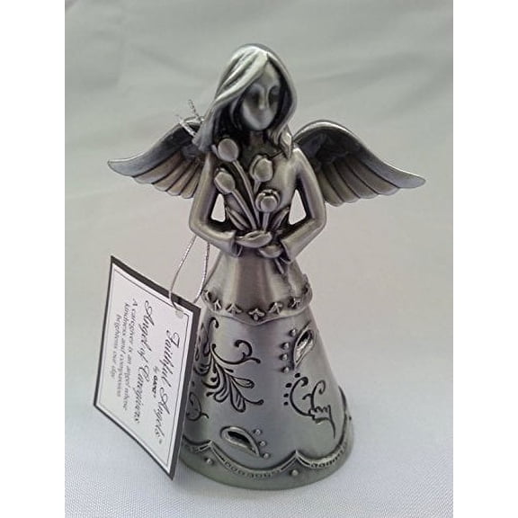Angel of Caregivers - Faithful Angels Pewter Angel Figurine - In Gift Box