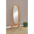 thumbnail image 2 of Oval Cheval Mirror Honey, 2 of 3