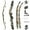 camo, variant on 64 inch 30-60 lbs Outdoor Shooting Alloy Material Jungle Coating Hunting and Archery Adult Bow (camo 30lbs)