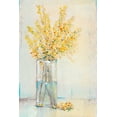 thumbnail image 2 of OToole, Tim 17x24 White Modern Wood Framed Museum Art Print Titled - Yellow Spray in Vase II, 2 of 4