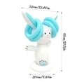 thumbnail image 3 of Easter Bunny Hoop Game Easter Inflatable Games for boys,Inflatable Bunny Eggs Ring Toss Games,Easter Party Indoor Outdoor for Family(1 pcs Easter Bunny + 4 pcs rings), 3 of 7