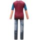 thumbnail image 4 of Nvse-Unisex Kids Girls Boys Movie Character Jumpsuit Cosplay Bodysuit Uniform Outfits for 3-12 Years(Red )160, 4 of 5