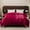 Buegundy, variant on Vfedsrsge Queen Size Burgundy Satin Duvet Cover with Hidden Zipper - Silky Soft, Wrinkle Resistant, All-Season Luxury Bedding, Hotel Quality, Easy Care