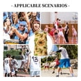 thumbnail image 6 of Pofeuu Sunflowers Print Basketball Jersey, Shirts for Men Youth Basketball Jersey Crew Neck-3X-Large, 6 of 6