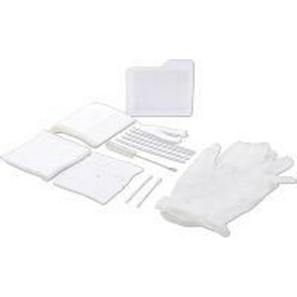 Tracheostomy Care Tray with PVC PowderFree Gloves 1 Count Walmart