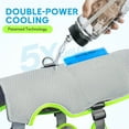 thumbnail image 4 of HQREA Pets Dog Cooling Vest with Ice Pack, Adjustable Summer Shirt for Hot Weather Fit Large Dogs, 4 of 6